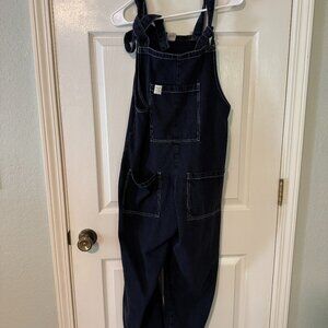 Lucy & Yak Black Organic Cotton Dungarees - Size Small 30